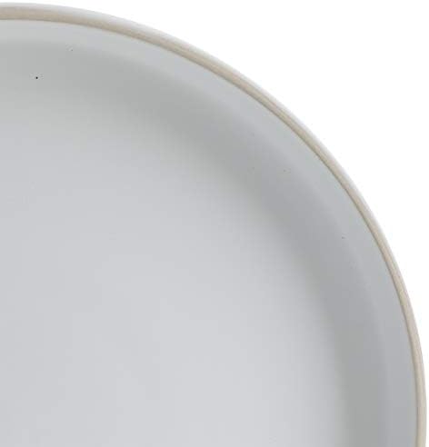 Gibson Home Zuma 16 Piece Round Kitchen Dinnerware Set, Dishes, Plates, Bowls, Mugs, Service for 4, Matte Stoneware, White - Image 6