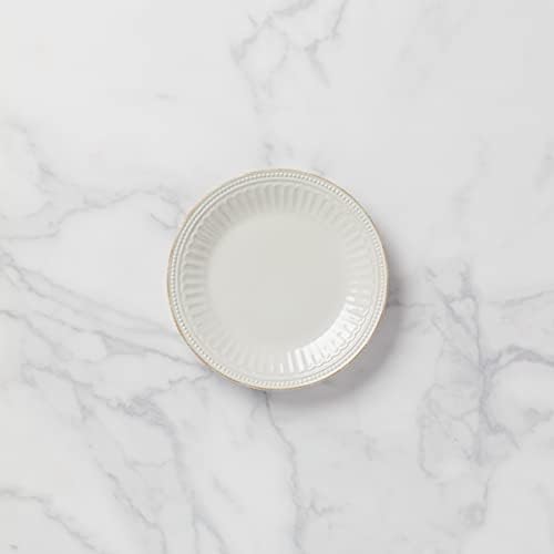 Lenox White French Perle Groove Accent Plate, 1.30 LB - Image 2