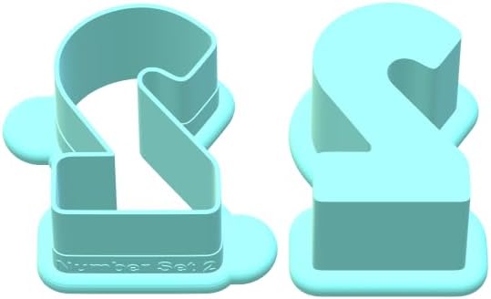 Number Cake Pop Mold with Embosser | Deluxe Cutter and Popper (Number 2 Cake Pop Mold) - Image 2