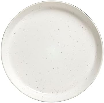 Sango 12-Piece Stoneware Dinnerware Set for 4, Modern White & Black Plates and Bowls Sets with Speckled Glaze, Durable Kitchen Ceramic Dish Set, Microwave & Dishwasher Safe Everyday Dishes, Stockholm - Image 6