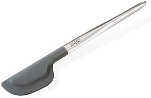 All-Clad Silicone Tools Scraper For Cooking, Baking And Serving, Stainless Steel and Black, Model Number: K14704 by Unknown