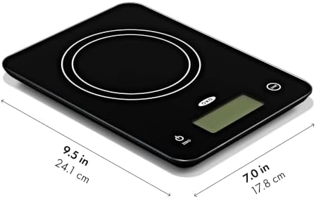 OXO Good Grips 22 Lb Everyday Glass Food Scale - Image 7