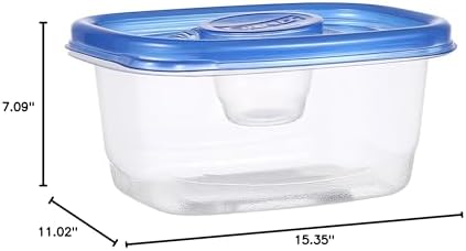 Glad GladWare To-Go Medium Rectangle Snack Containers, 24 Oz, 4 Count, 6-Pk - Image 7