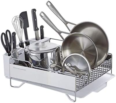 Kitchenaid Stainless Steel Full Dishrack, Size, Satin White - Image 4