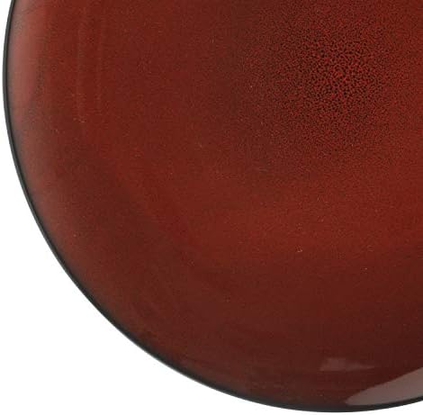 Gibson Elite Soho Lounge Round Reactive Glaze Stoneware Dinnerware Set, Service for Four (16pcs), Red - Image 7