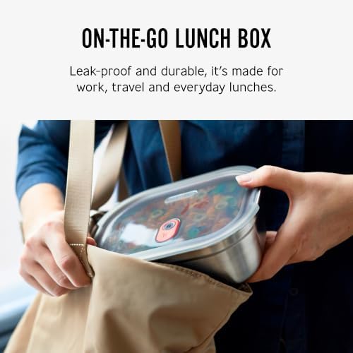 BLACK + BLUM Stainless Steel Lunch Box | Microwave Safe Container | 47 oz - Image 6