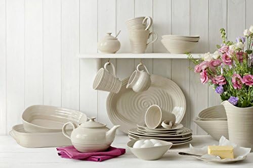 Portmeirion Sophie Conran Pebble Salad Plate, Set of 4 - Image 4