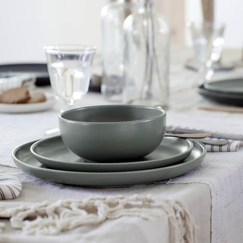 Casafina Ceramic Stoneware 12.5" x 2.5", 103 oz. Serving Bowl - Pacifica Collection, Artichoke | Microwave & Dishwasher Safe Dinnerware | Food Safe Glazing | Restaurant Quality Serveware - Image 5