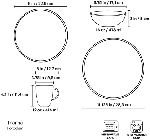Lenox 884711 Trianna Salaria 4-Piece Place Setting - Image 3