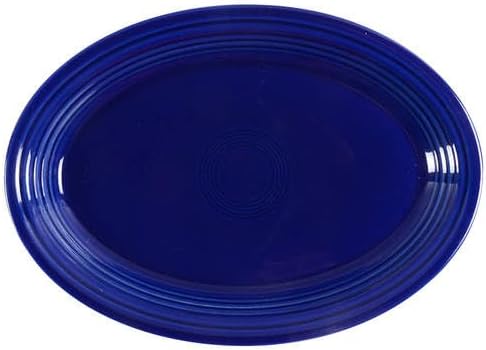 Fiesta® 13 5/8" Large Oval Serving Platter – Durable Ceramic, Lead-Safe, Dishwasher/Microwave/Oven Safe – Made in USA - Twilight by TheFiestaTablewareCompany