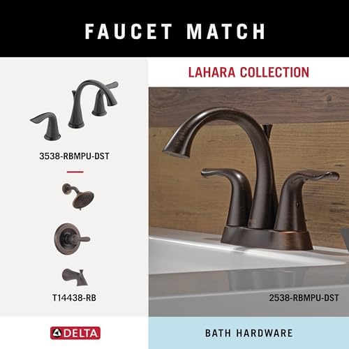 Delta Faucet 73824-RB Lahara Towel Bar, 24", SpotShield Venetian Bronze - Image 6