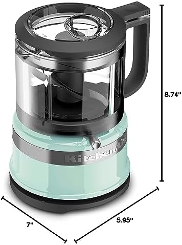 KitchenAid KFC3516IC 3.5 Cup Food Chopper, Ice Blue (Pack of 2) - Image 5
