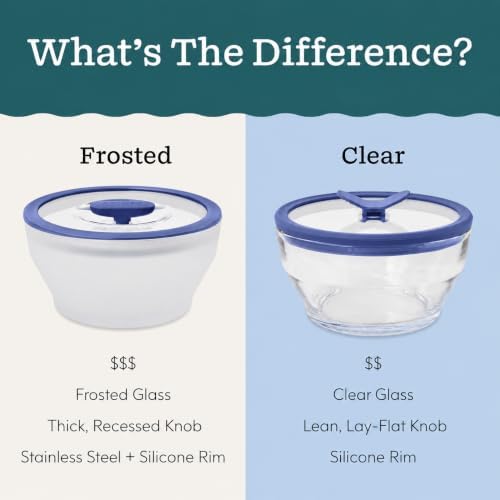 Anyday 4-Piece Medium Glass Food Storage with Lids (Clear Black Sesame) - Image 7