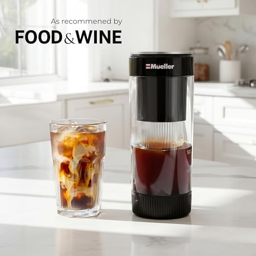 Mueller RapidBrew Cold Brew Iced Coffee Maker, Black - Image 6