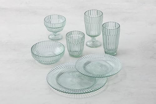 Fortessa Archie Glass, 10.6 Inch Dinner Plate (Set of 4), Verde Green - Image 3