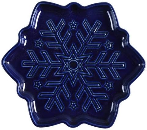 Fiesta Tableware Company Twilight (Intro 2021) Snowflake Shaped Plate by Fiesta