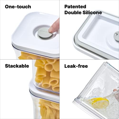 VAKUEN Premium Airtight Food Storage Containers & Vacuum Sealer Machine Starter Set, 4-piece Container with Sealer, 100% Leak Proof,Keep food fresh up to 5 times longer than non-vacuum strorage. - Image 6
