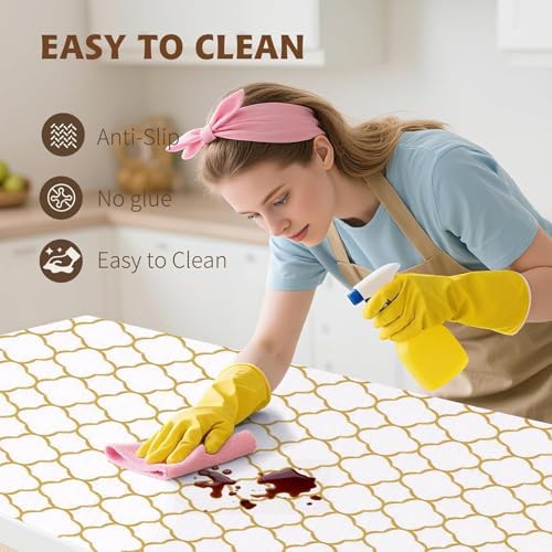 Shelf Liners for Kitchen Cabinets 17in x 30FT Non Adhesive Drawer Liner - Image 6