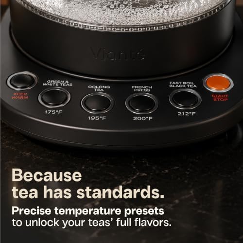 Viante Luxury Tea Set, Electric Kettle With Infuser, Gift for Tea Lovers - Image 6