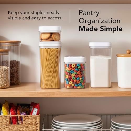 ECOBERI Airtight Food Storage Containers for Pantry, 4 Piece - Image 5