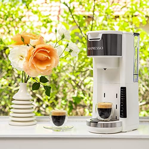 Mixpresso White Single Serve Coffee Brewer K-Cup Pods Compatible & Ground - Image 6