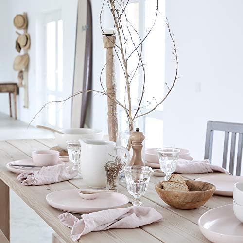 Casafina Ceramic Stoneware 10" x 4", 101 oz Serving Bowl - Pacifica Collection, Marshmallow (Pink) | Microwave & Dishwasher Safe Dinnerware | Food Safe Glazing | Restaurant Quality Serveware - Image 3
