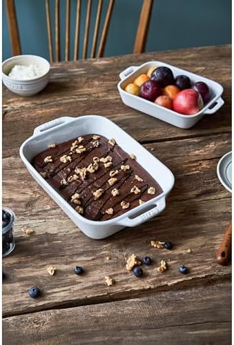Staub Ceramic 3-pc Rectangular Baking Dish Set - White - Image 4