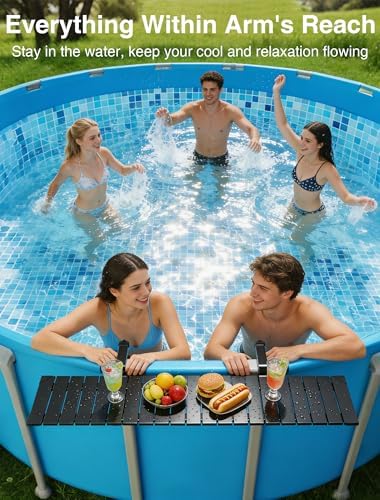 Pool Bar for Above Ground Pool Accessories, 42.4"x8.6", Heavy Duty - Image 6