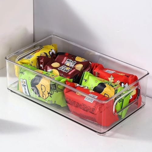 ShelfShaper Large Clear Plastic Storage Bins, Pantry Organizers and Storage Containers Fridge Organizer Bins for Organizing Home Kitchen Under Sink Bathroom Refrigerator Freezer Laundry Room - Image 6