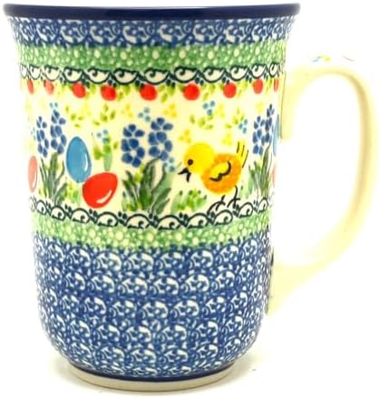 Polish Pottery Mug - 16 oz. Bistro - Unikat Signature U5205 by Polish+Pottery+Gallery