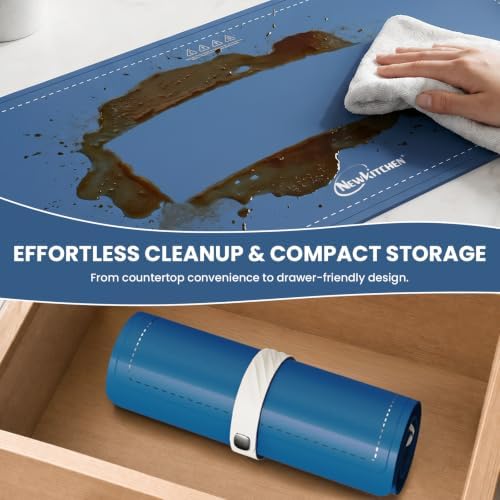 Warming Mat for Food, 36"x16" Food Warming Mat 6 Temperature & Timer Settings Upgrade Graphene Fast Full Surface Heating-Versatile Food Warmer for Gatherings, Parties, Everyday Use-Fruit Frost Blue - Image 7