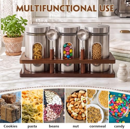 Suclain Coffee Ground Containers with Shelf,35oz,Classic Style,9.9 x 4.9'' - Image 6