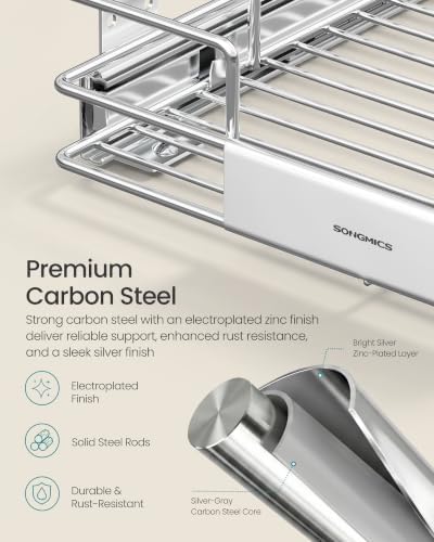 SONGMICS Pull Out Cabinet Organizer 20.5 W x 21.3" D, Easy Pull-Out - Image 7