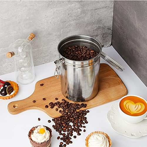 Lallisa 12 Pcs 62 Fl oz Stainless Steel Kitchen Canisters - Image 6