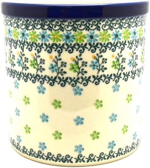 Polish Pottery Utensil Holder - Summer Sparkle by Polish+Pottery+Gallery
