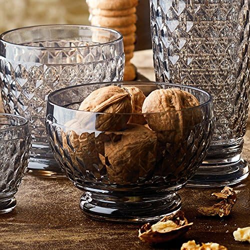 Villeroy & Boch Boston Glass Bowl Set of 4, Smoke - Image 3