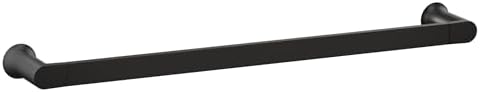 Moen Genta LX Modern Single Kitchen or Bathroom Towel Bar, Matte Black, BH3824BL, 24 Inch (Pack of 6) - Image 5