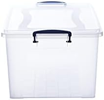 Superio 36 Quart Clear Plastic Storage Boxes with Lids, Stackable Organizer Containers, BPA-Free Storage Bins for Home, Office, School & Dorm, 6 Pack - Image 7