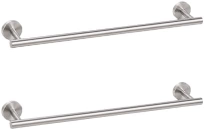 16 Inch Brushed Nickel Bathroom Towel Bar, 2 Pieces Towel Racks for Bathroom SUS304 Thicken Stainless Steel Towel Holder by Unknown