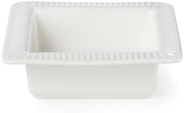 Lenox Profile Poppers Square Bowl, 1.63, White by Lenox