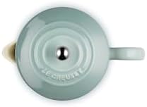 Le Creuset Stoneware French Press, 34 oz., Sea Salt - Image 4