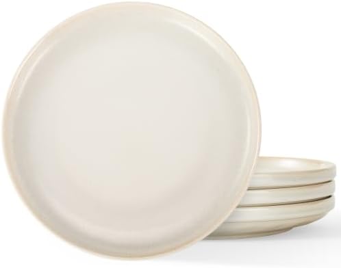 Ceramic dinner plates set of 4, Large Dinnerware Plates & Salad plates for party and wedding, Microwave safe porcelain plates set, 10 Inch by KYBSCZMoment