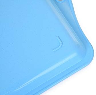 Mintra Home Large Unbreakable Plastic Rectangular Serving Tray/Platter with Handle 14 Inch 'Blue' (Heavy Duty,Large Capacity Great for Kitchen, Wedding, Restaurant Indoor or Outdoor Picnic Camping - Image 5