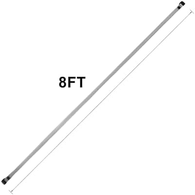 Eurmax USA 2-Pack Canopy Tent Rail Bars, 8ft Universal Half Wall Support Bar Kit with Connectors, Pop Up Canopy Frame Reinforcement Hardware for 8x8,8x12 Event Tent, Vendor Booth Accessories - Image 4