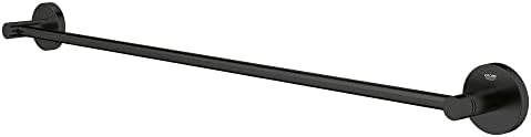 GROHE 403662431 Essentials 24" Towel Bar, Matte Black - Image 4