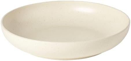 Casafina Ceramic Stoneware 12.5" x 2.5", 103 oz. Serving Bowl - Pacifica Collection, Vanilla | Microwave & Dishwasher Safe Dinnerware | Food Safe Glazing | Restaurant Quality Serveware by Casafina