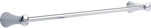 Delta Towel Rack | 24 Inch Polished Chrome Towel Bar for Bathroom, Kitchen | Lahara Accessories by Unknown