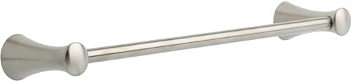 Delta Towel Rack | 18 Inch Brilliance Stainless Steel Towel Bar for Bathroom, Kitchen | Lahara Accessories by Unknown