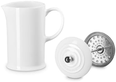Le Creuset Stoneware French Press, 34 oz., White by Unknown