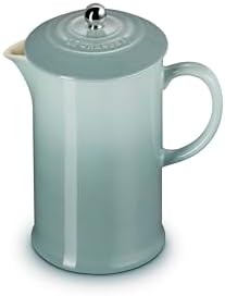 Le Creuset Stoneware French Press, 34 oz., Sea Salt by Unknown